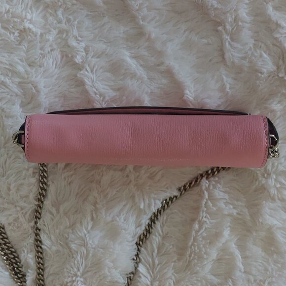 KATE SPADE New York Pink Leather Sylvia Chain Crossbody Bag - Picture 7 of 14